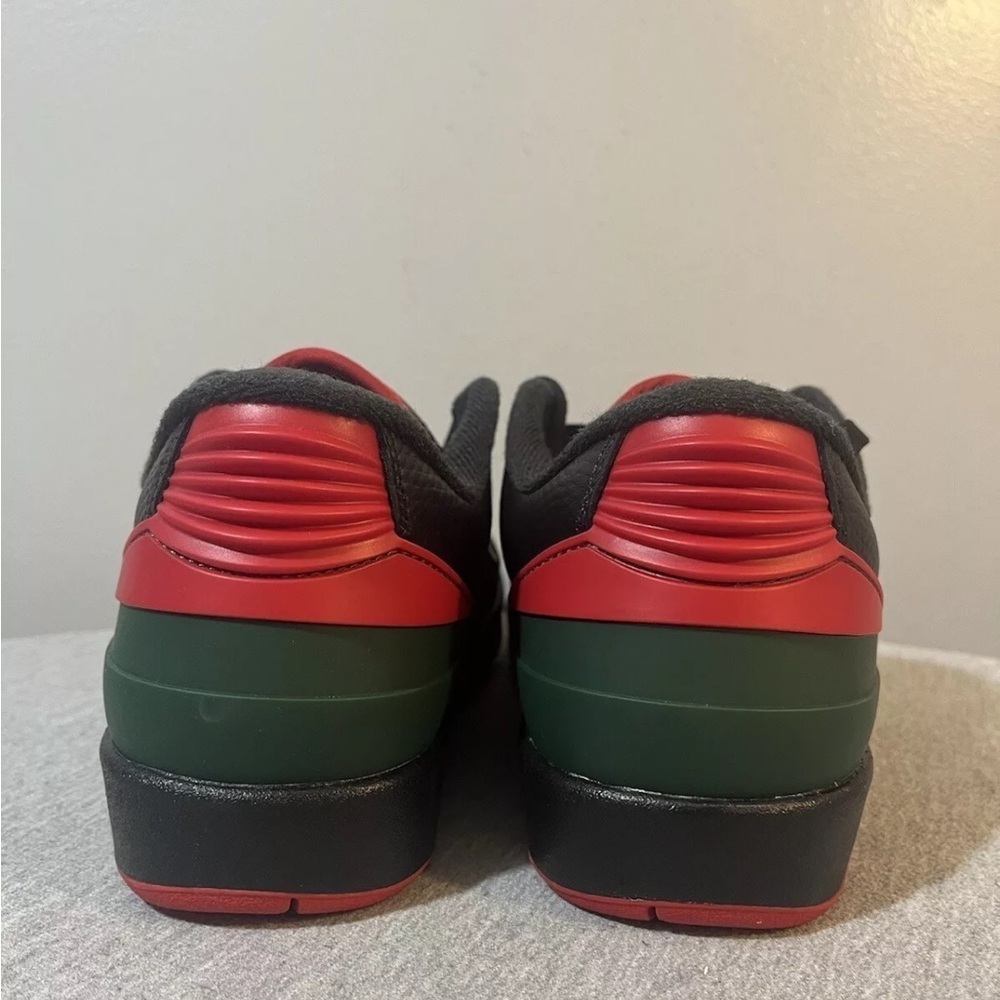 Nike Air Jordan 2 Low Bred Black Sneakers Size 6Y / Women 7.5 BNIB FJ6869-006 - Picture 5 of 10